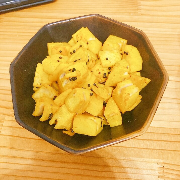 季節のおつまみ★タケノコのスパイス炒め